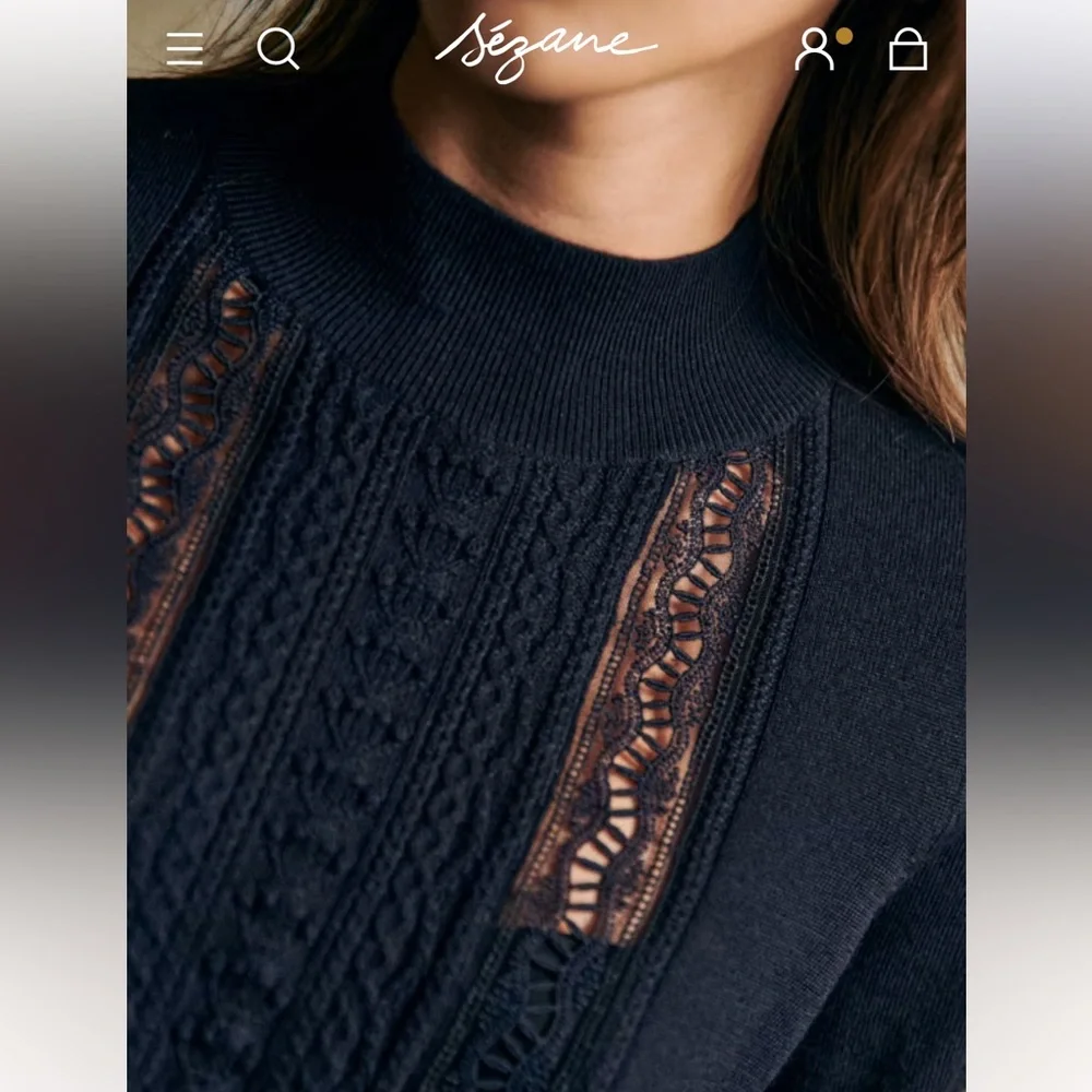 Sezane Janis Jumper in Rosewood - Picture 11 of 12